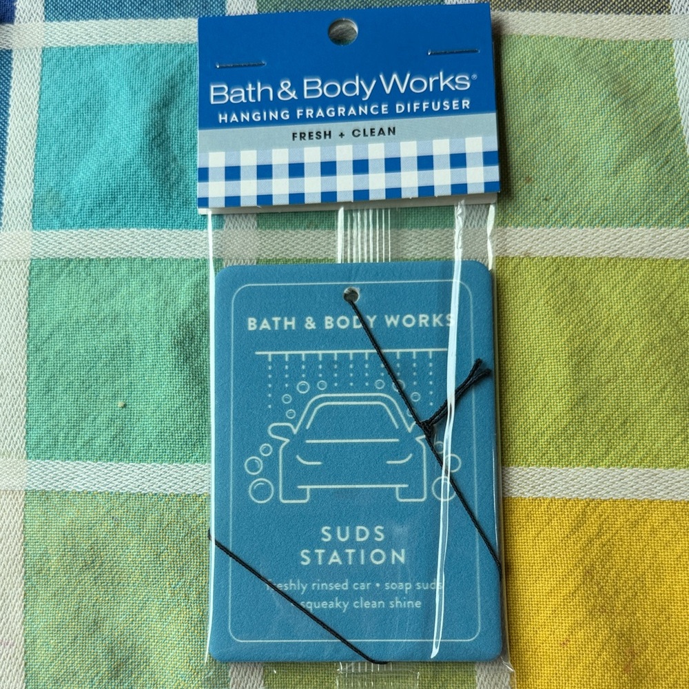 🚙 Bath & Body Works Blue Hanging Fragrance Car Freshener Air Freshener 🚙